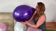 Blow2Pop 3x confetti filled Q16 and sit2pop two Q16