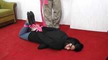 first towel hogtie