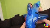 9 Flipper on her skin