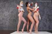 Terry&Vanessa&Penny04-1 - Models take part in the advertisement turning into bondage