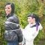 An archive girl tied and gagged by Jill outdoor both wearing shiny down jackets (Pics)