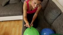 painting on balloons