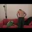 Being with Enni at home wearing sexy shiny nylon rainwear (Video)