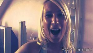 Under german roofs - Young Gina fucked at home