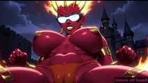 Gol Hot Bikini Demon Girl Dark Castle Nude
