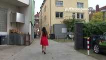 068012 Ling Takes A Pee Behind The Shops