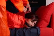 Julia tied and gagged by Alina in heavy raingear