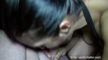 Julia gives a blowjob