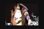 Stinky punk sock & pump sniffing