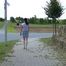 Jenny walks around