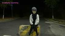 Xiaoyu Night Stroll and Near Blackout Condom Breathplay