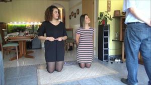 Kyra and Vanessa - tickle detector test Part 5 of  10