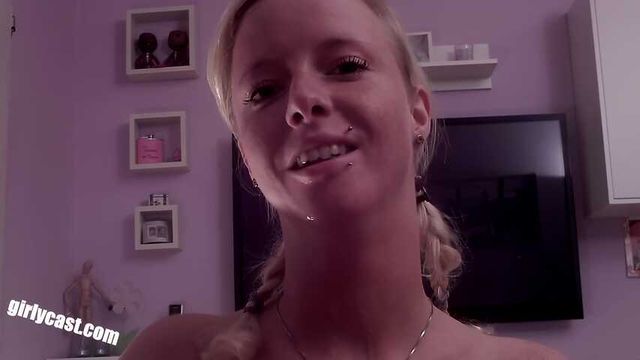 Skinny teen Lucie's first BBC Creampie & Home Video