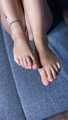 For my foot lovers, I give it to me on the couch