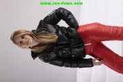 Get 400 pictures of Samantha in shiny nylon Downwear from 2012-2014!