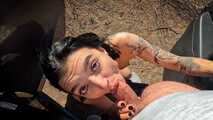 UP YOUR SKIRT AND GET IN THE COCK! Car-Sex with Skinny-Teen Madison