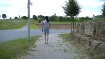 Jenny walks around