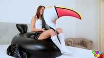 515 She can hardly wait to deflate!