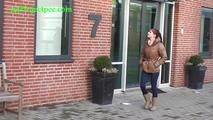 078015 Rachel Evans Pees Beside The Office Building