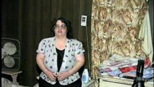 314 POUND BARB, STRIPS, TIT TIED, CROTCH ROPED & GAGGED (D19-12)
