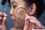 Large Silver Hoop Earrings