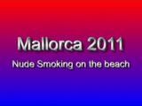 Nude girls are smoking