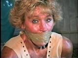 41 Yr OLD COURT CLERK WRAPPED TAPE GAGGED & BALL-TIED (D22-5)