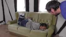 Jasmin in hogtie 2/6