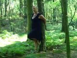 Cuffed to a tree