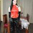 Selfbondage in full PVC outfit and transparent raincoat