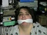 BIG 314 lb HOG-TIED, SPANKED, 5 GAGGED BARB (D16-11)