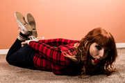 Sweet Cheeks in White Sneakers and Hogtie