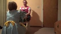 Sandra tied Miri