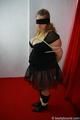 claudia are tied up with rope in PICS