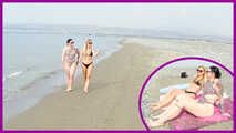 NUDIST BEACH LESBIAN VACATION?! SUMMER, SUN, PUSSY LICKING!