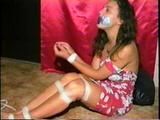 18 Yr OLD LATINA TAPED UP & FOOT TICKLED (D19-10)