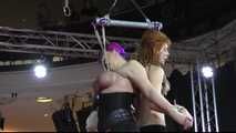 Public Breast Bondage & Punishment for Nova Pink & Muriel LaRoja