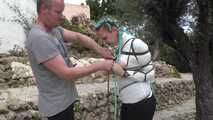 Hardest Bondage Walk Training Session ever for Rija Mae