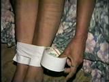 38 Yr OLD CASHIER IS F0RCED TO TIE & GAG HERSELF WITH TAPE AND HANDCUFF HER WRISTS BEHIND HER BACK (D48-7)