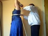 Blue dress