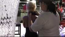 Public Bondage Walk and displayed in Public for Lena King