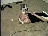 HOG-TIED CLEAVE-GAGGED SEXY HOSTAGE DIAMOND (D15-12)