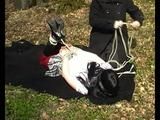 himself tied to a tree 3/3