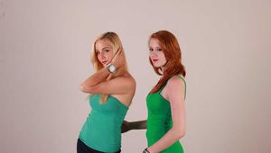 Amanda and Eva wearing their Oozoo watches