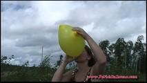 outdoor action with Yvette