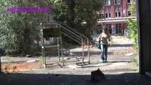 020169 Kathy Pees From An Old Platform