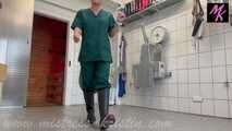 Clip #001 Veterinarian in green - Live inspection and anal examination