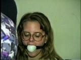 SCHOOL TEACHER HOG-TIED & BALL-GAGGED (D10-4)