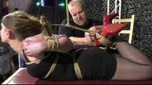 Supertight Bondage Model Casting - The Final Hogtie