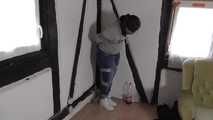 Jasmin in hogtie 5/6